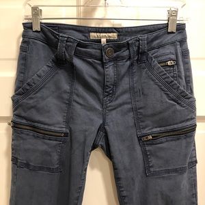 Joie Park Skinny Pants with Zipper Details